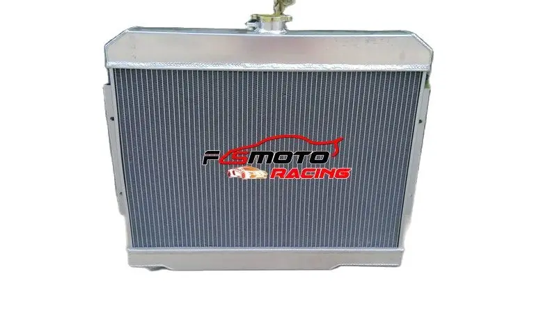 All Aluminum Racing Radiator For 1972-1986  Jeep CJ GM Chevy Config CONVERSION 1973 1974 1975 1976 1977 1978 1979 1980 1981 1982