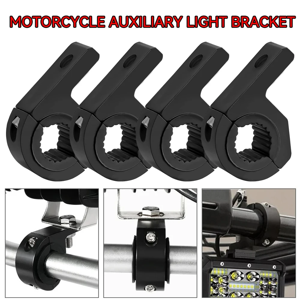 Universal Motorrad Schwamm Klemme Klammern 25-32mm Hilfs Led Licht Halterung Mount Kit Für MOTO Nebel Licht Montieren zubehör