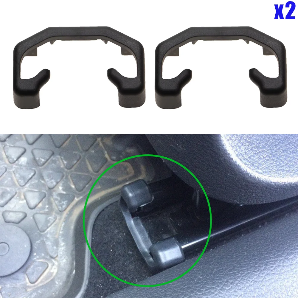 2Pcs Car Seat Slide Sliding Rail Cap Cover Black 5J788147747H New For Skoda Yeti 2009 2010 2011 2012 2013 2014 2015 2016 2017