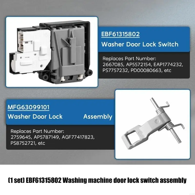 J1HF Tall Execution Washer Door Change And Secure Combination ABS Substance Long Permanent Plan