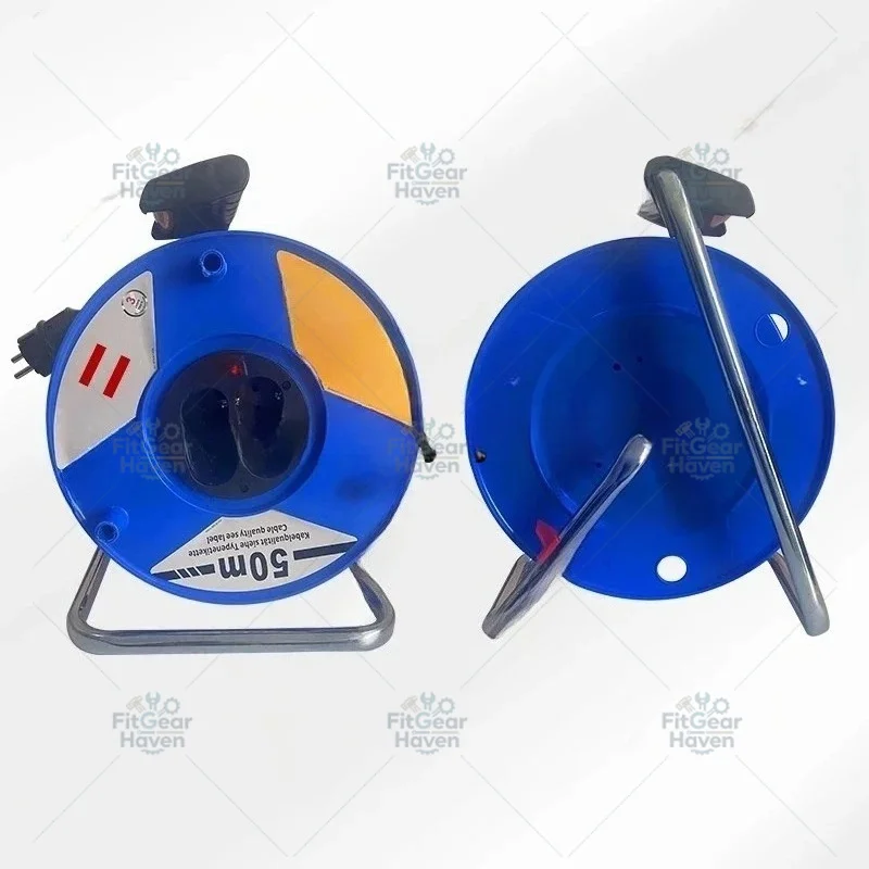 Suitable for Outdoor 20m 30m 50m extension power cord cable reel