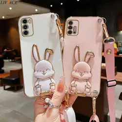 Crossbody Lanyard Phone Holder Case For Motorola Moto G60 G30 G20 G10 G50 5G 2021 G22 G52 G40 E20 G8 G9 Play E7 Plus Power Cover