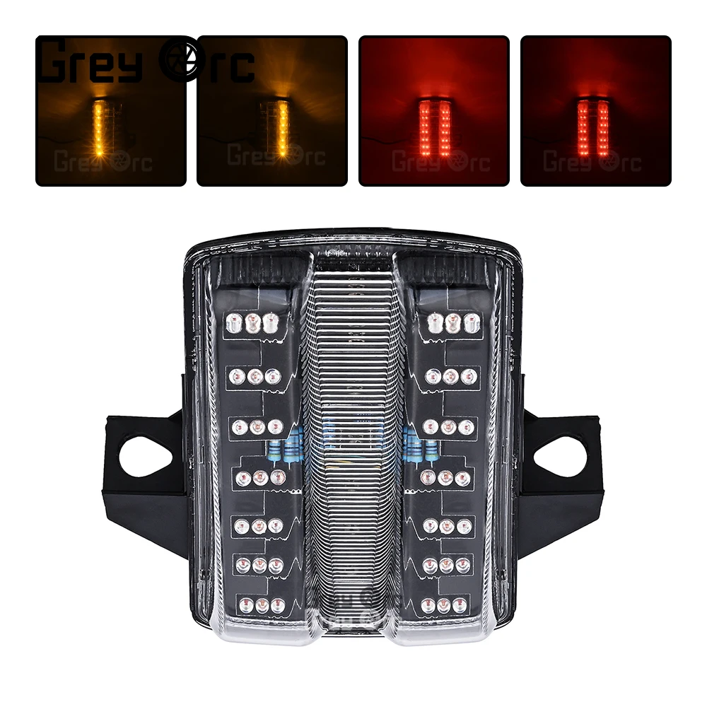 

Taillight For Suzuki SV 650 2003-2012 SV1000 2003-2009 Motorcycle LED Tail Light Brake Stop Lamp Integrated Turn Signal Flashing