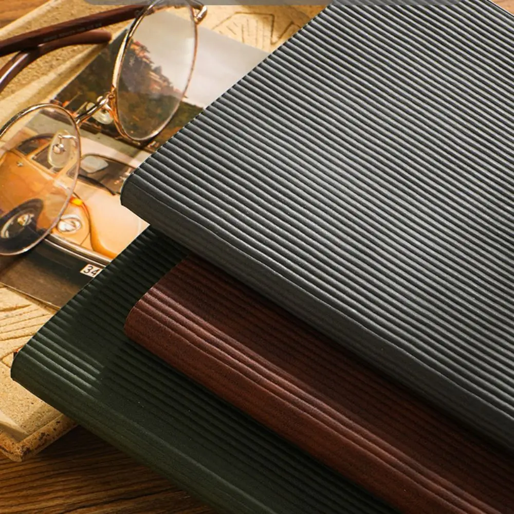 English 2027 Schedule Planner Notepad Wear-resistant Efficiency A5 Agenda Planning Notebook Thick Paper Leather Cover