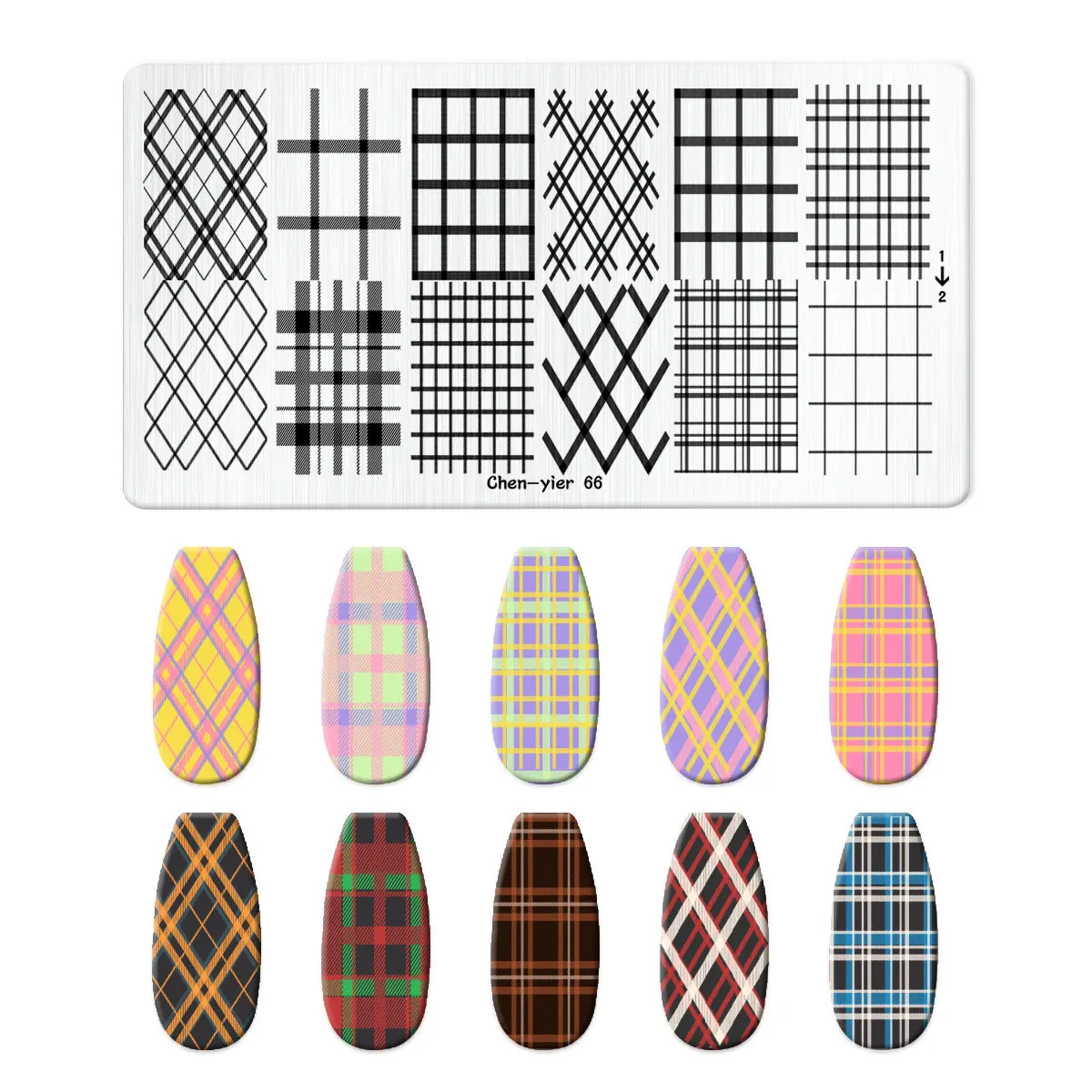 Placas de estampado de uñas para transferencia de uñas, placas de acero impresas con personajes de dibujos animados, placas de estampado con diseño de plantas florales de estilo chino