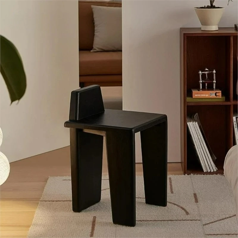 

Customizable Realife Solid Wood Wabi Sabi Style Retro Dining Household chair