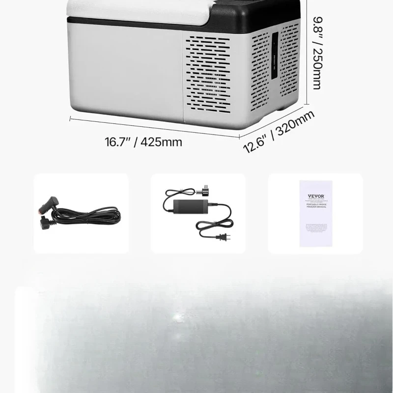 10 Quart 12 Volt Portable Mini Freezer Car Compressor Fridge Cooler