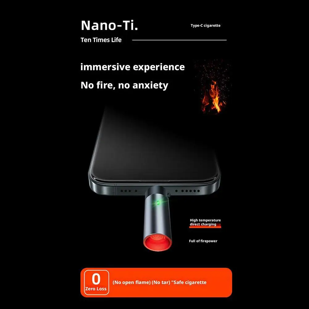 USB-C Rechargeable Mini Arc Lighter, Windproof & Energy Saving, Portable Electric Lighter for Outdoor Camping, Car, Candle