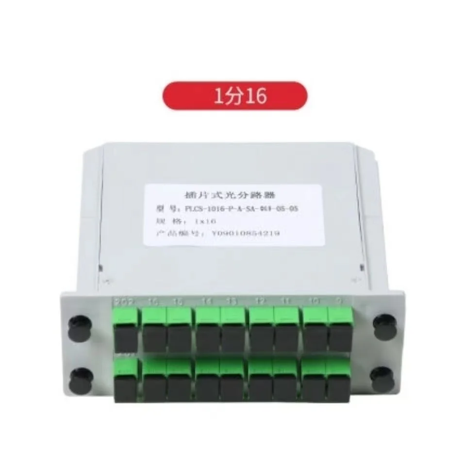 

PLC Cassette Insertion Type SC APC 1x4 Fiber Optic Splitter 1x8 Fiber Optical Box FTTH 1x16 PLC Splitter box