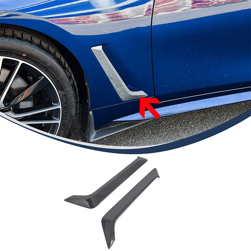 

Настоящее углеродное волокно для Infiniti Q60 2016-2025 + Стайлинг автомобиля, автомобильное воздуховыпускное отверстие, крыло, декоративная полоса, наклейка, внешние аксессуары автомобиля