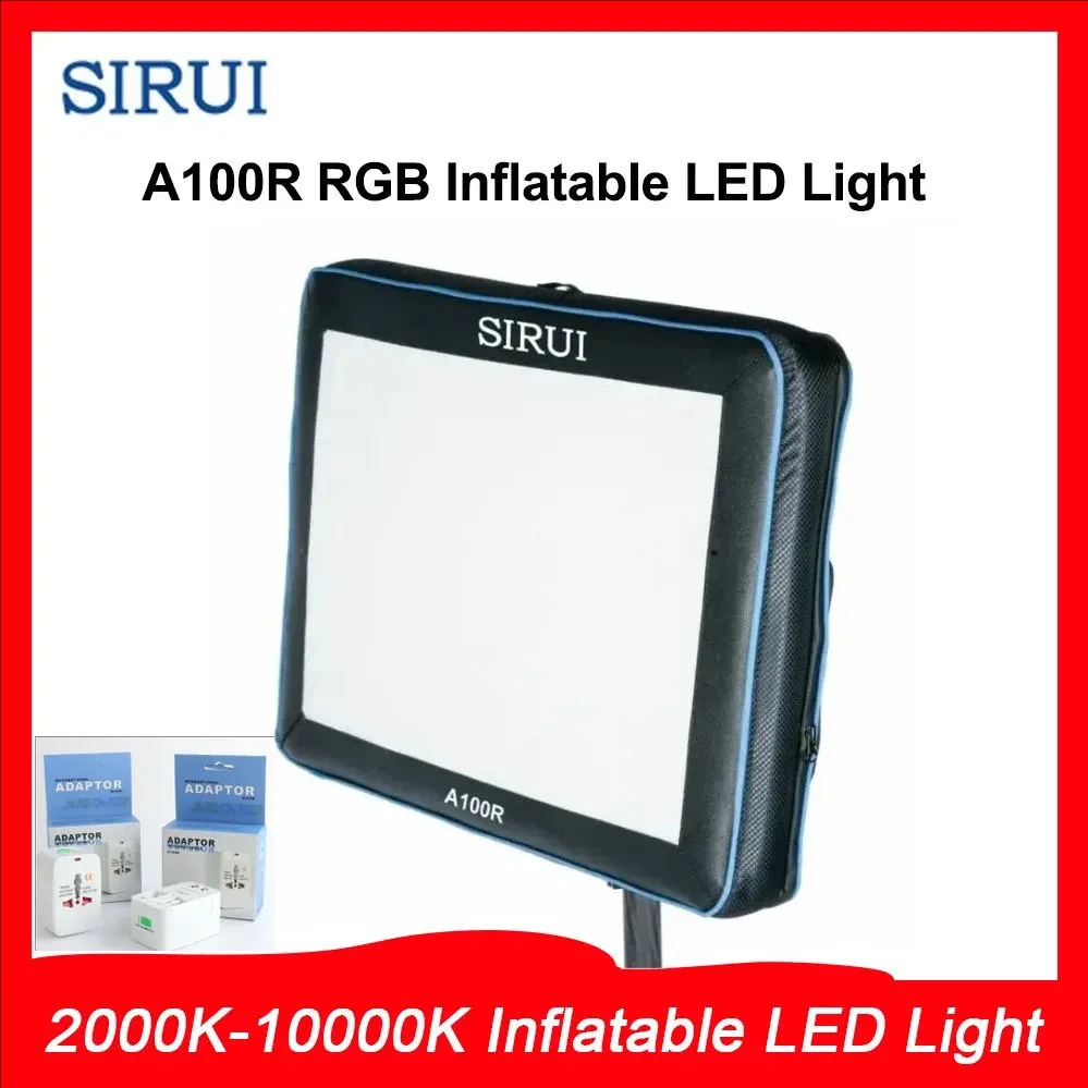 Sirui A100R RGB Flexible Light 2000K-10000K Inflatable LED Light Video Photography Camera Lighting Portable Outdoor Soft Light