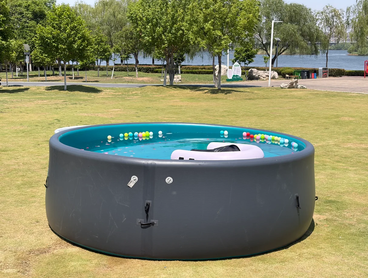 Extra Large PVC Inflatable Swimming Pool for Adults and Children Thickened Outdoor Family Bucket for Baby Water Play