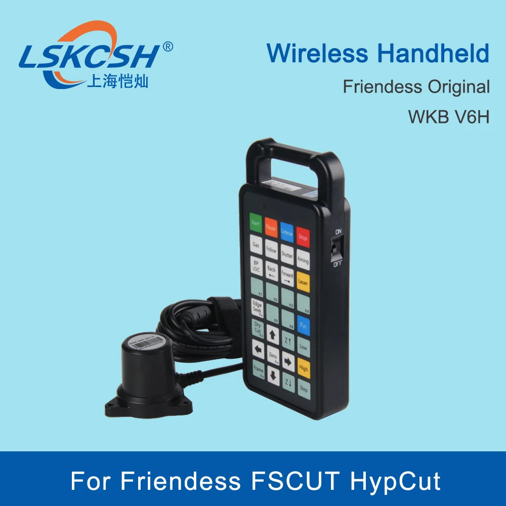 

Original Wireless Handle on Friendess FSCUT Laser Cutting Machine Remote Control System For Friendess WKB V6H HypCut SENFENG