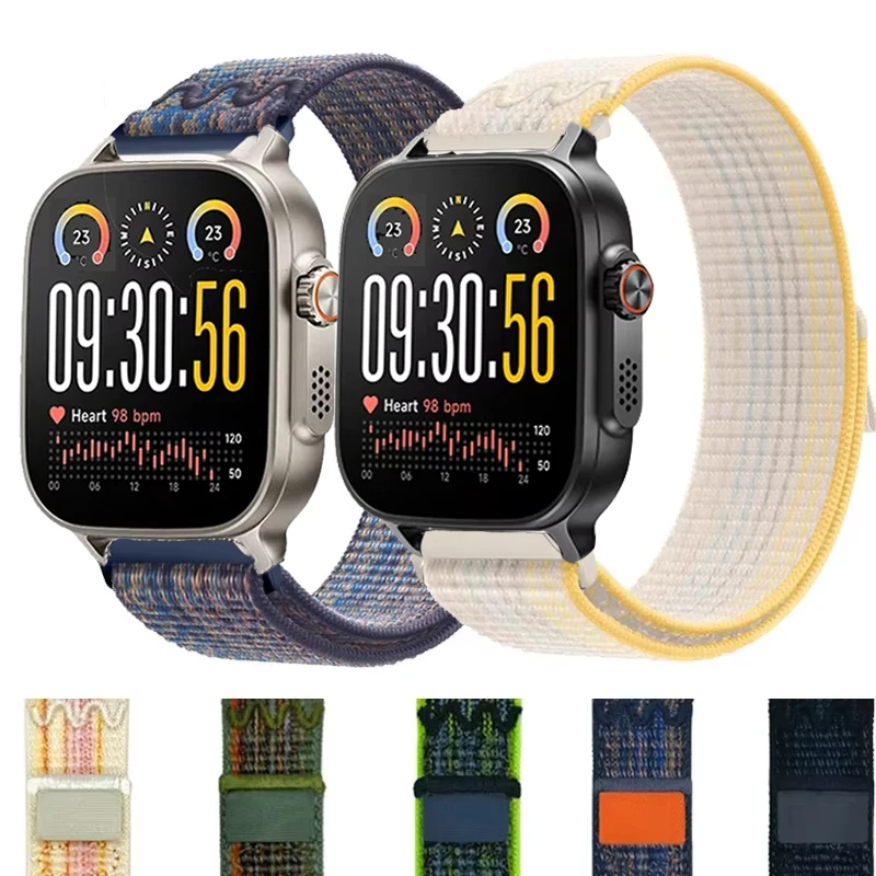 Stickerei Nylon Schleife Für Realme Uhr 5 Armband Armband Für Realme Uhr S2/S SPro/2 2Pro/3 3Pro Sport 22mm Nylon Armband