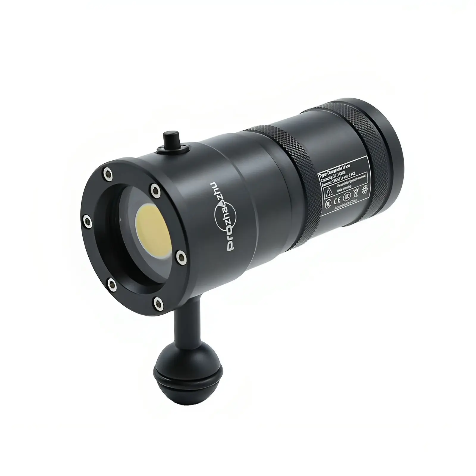 5000 Lumen IPX8 Waterproof Video & Photo Film Dive Torch COB Diving Video Light Aluminum Alloy