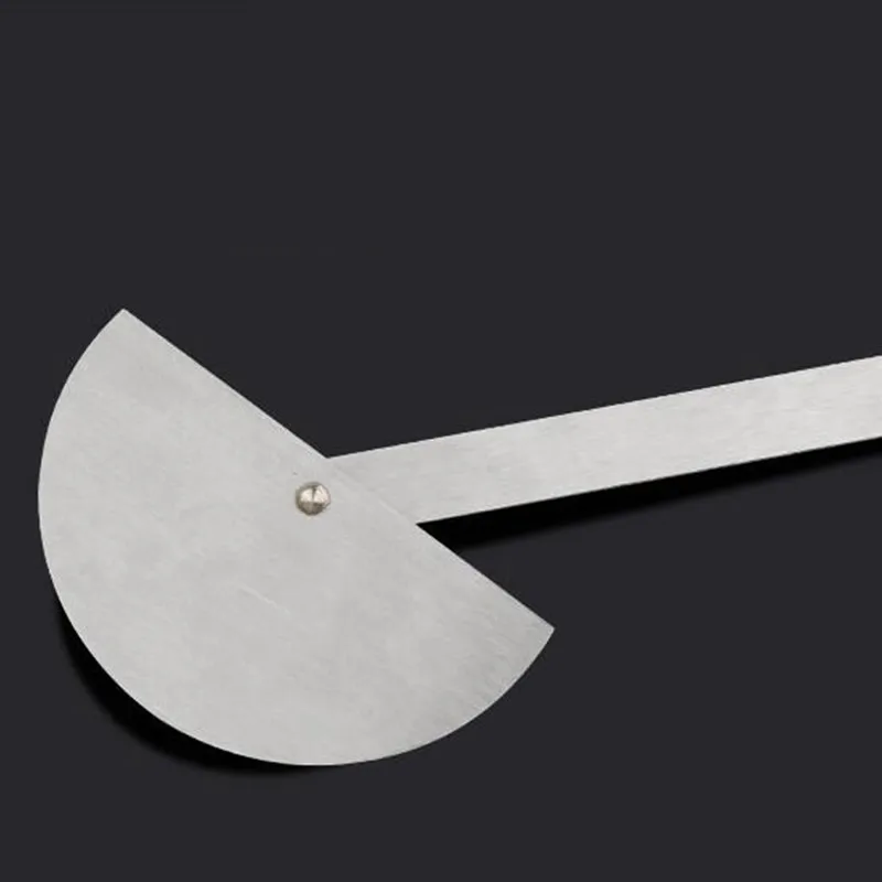 Professional Stainless Steel Protractor Angle Finder 180 Degree Adjustable Woodworking Measurement Protractor Ruler Caliper