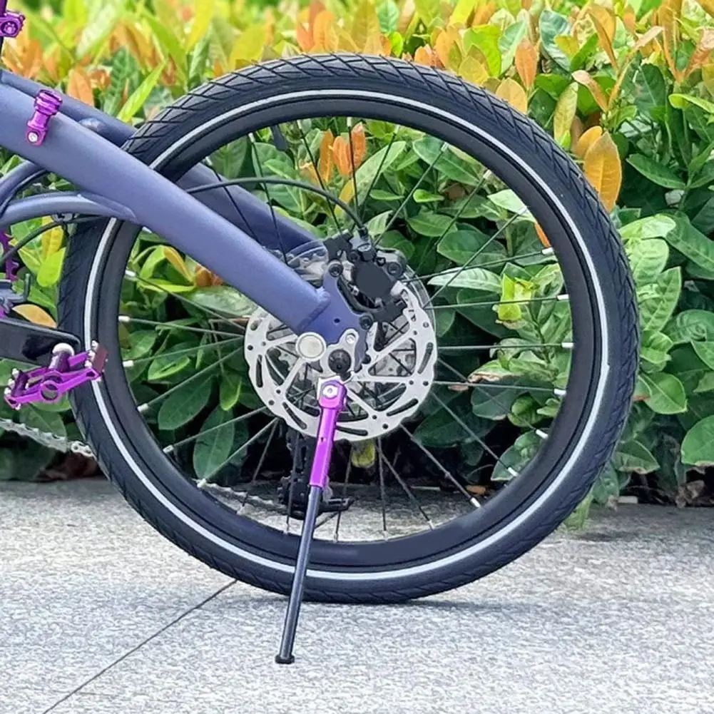 دراجة اليسار مسنده 16/20 بوصة وقوف السيارات قوس ل Dahon ل K3 PLUS 305/349 ل 451/S20/P9/P10 للطي الدراجة الملحقات #1