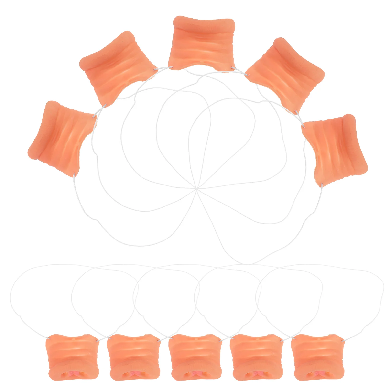 

14 шт., пластиковое настенное крепление, свиной нос, вечерние наряды на Хэллоуин, реквизит для косплея, карнавальный маскарад, забавный аксессуар для морды