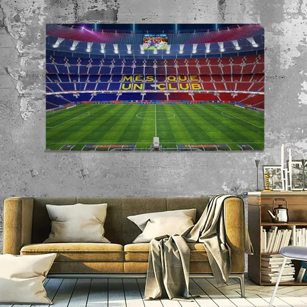 Boutique Tapestry Football Stadium Flag Bedrooms Garage Decoration Tapestry Fc A-barcELonas-a Funny Backdrop Cloth Home Decor