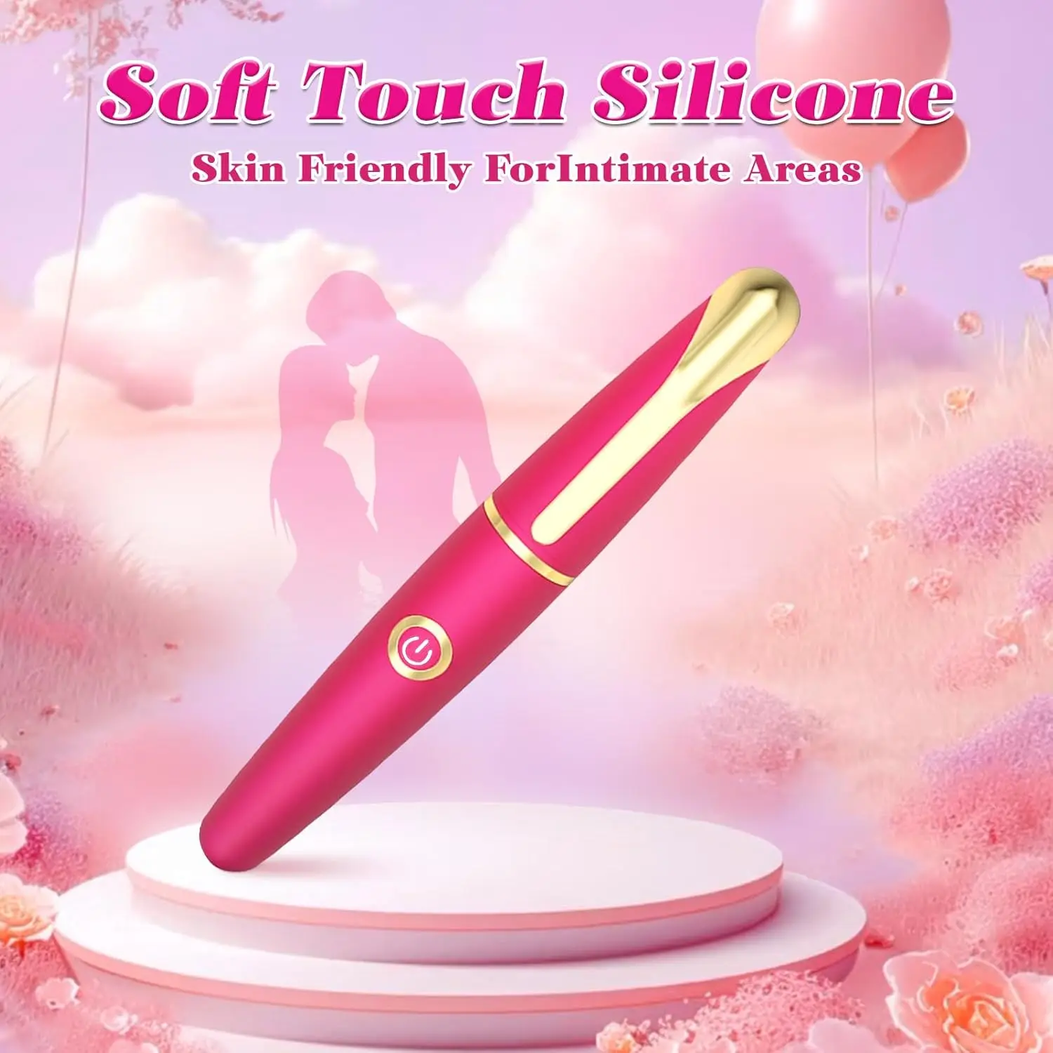 عصا هزاز رصاصة صغيرة ألعاب جنسية للبالغين 10 أوضاع محدد البظر G-بقعة دسار الحلمة محفز عالية التردد 3 رأس سيليكون