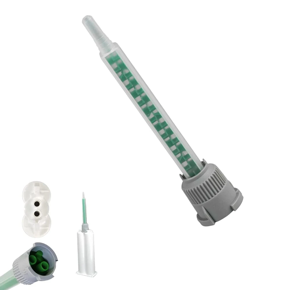 50 шт., эпоксидная клейкая смешивающая насадка, статическая смешивающая насадка, MB5-16 смешивающая трубка (соотношение 1:1) для AB мешалка для клея