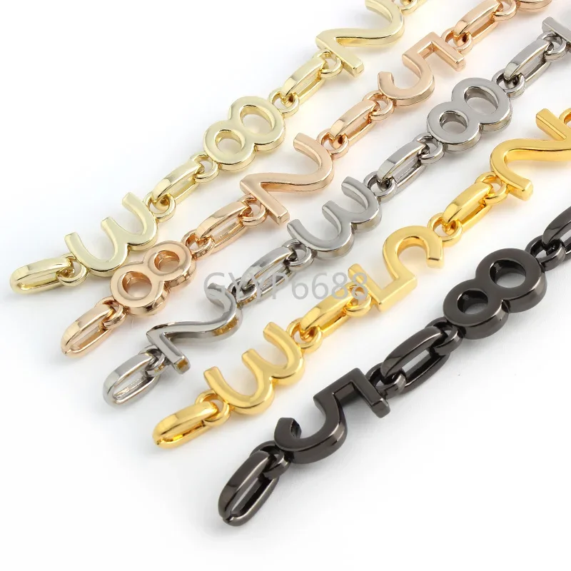 1-5-10 meters 5 Colors 14mm Metal Chains Handbag Chain Bag Purse Accessories Decorative Necklace 2022 New Style Straps