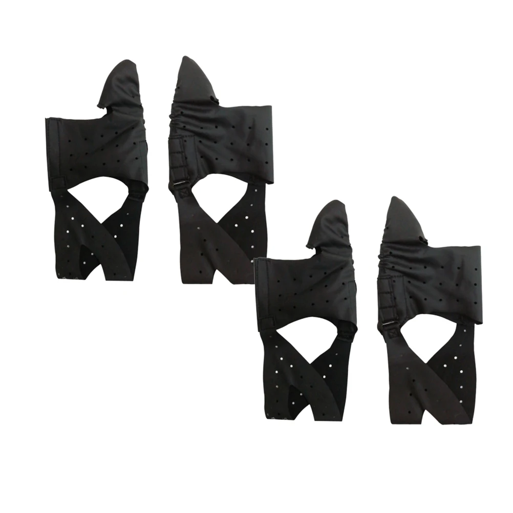 

2 Pairs Black Hallux Corrector Toe Separators Thumb Straighteners Bunions Pain Relief Silicone Hidden Shoes