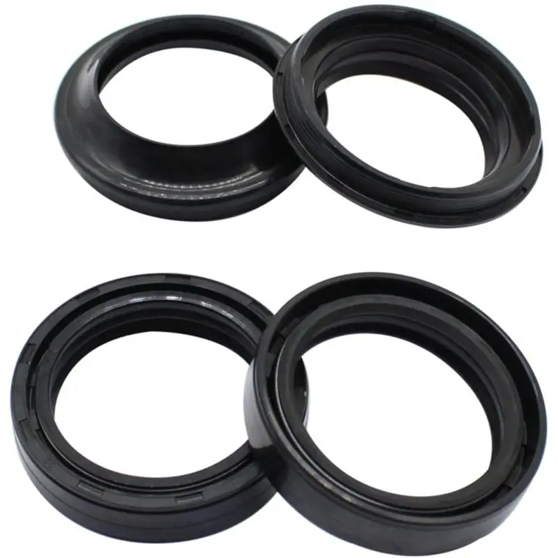 Stablize 2 Set Motorcycle Front Fork Dust Seal And Oil Seal 37X50X11 For RM85 Turbo TU250 GZ250 GS550 VS700 GS750 RM XN 8