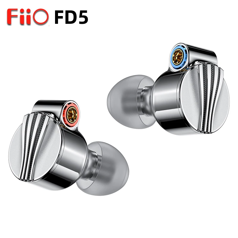 Fiio FD5: تقييم شامل لسماعات الأذن الديناميكية عالية الدقة مع أنابيب صوت قابلة للتبديل