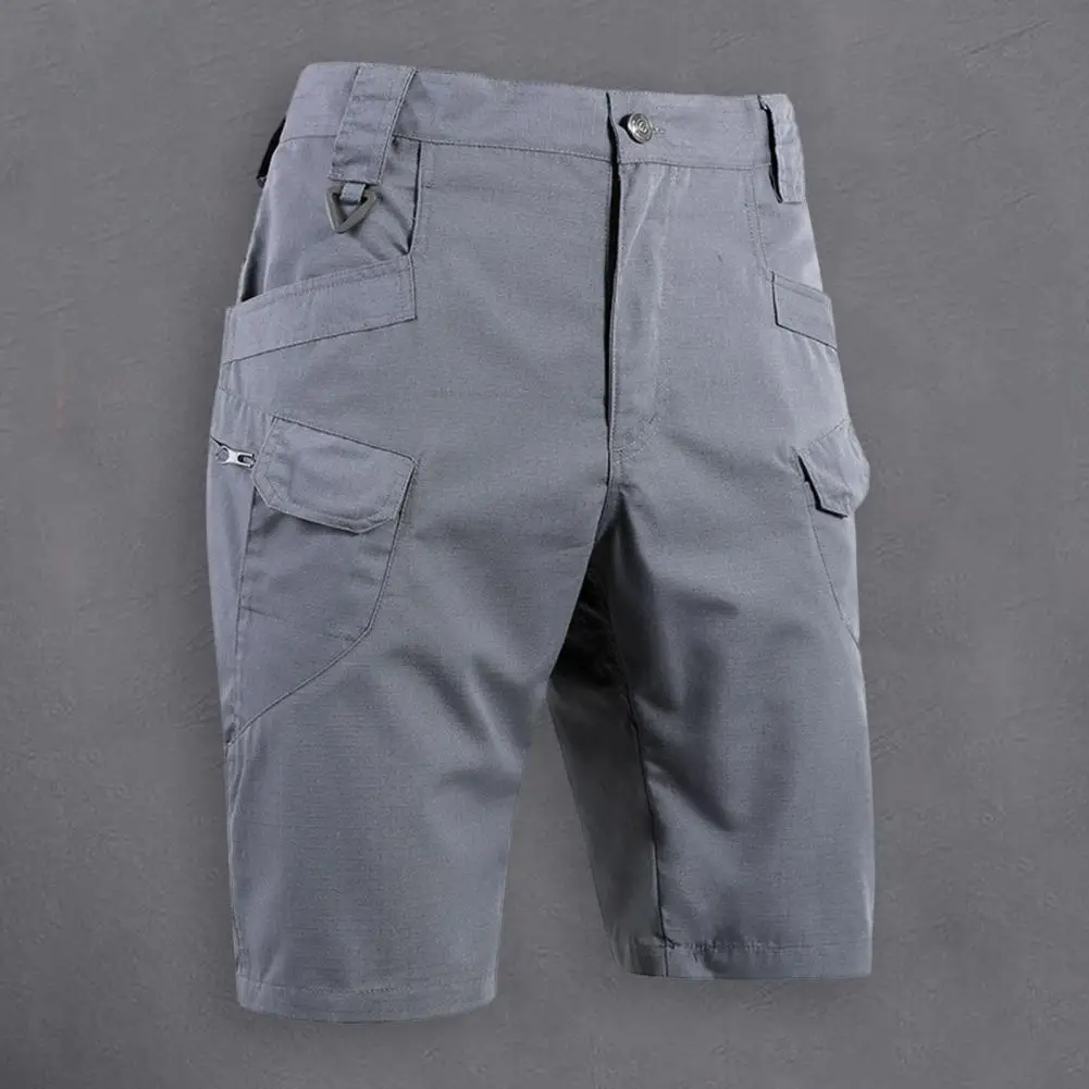 

Men Urban Shorts Outdoor Waterproof Wear Resistant Cargo Shorts Quick Dry Multi pocket Plus Size Hiking Pants