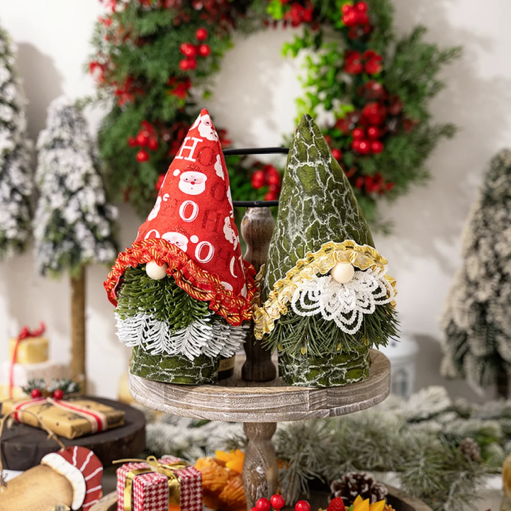 Christmas Tree Faceless Gnome Pendant For Haobeishu Hanging Decoration Ornament Festive Holiday Gift Home Decor