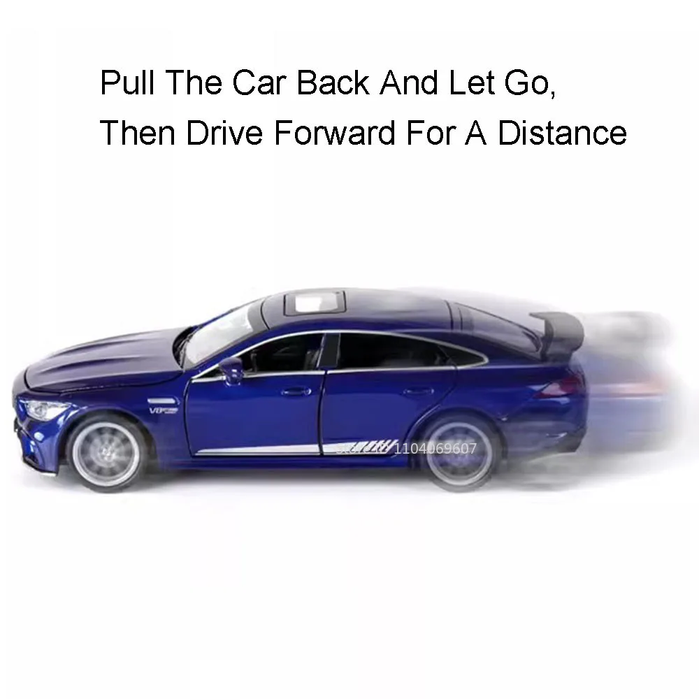 1:32 스케일 GT63S 스포츠 미니어처 자동차 모형 장난감 합금 다이캐스트 자동차 6개 도어 개폐 가능 라이트 후진 슈퍼카 어린이 선물