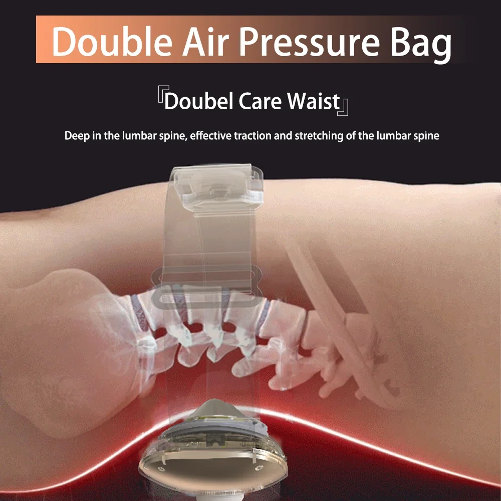 Lumbar health care products Electric waist massage with air pressure lower back heating pain relief machine