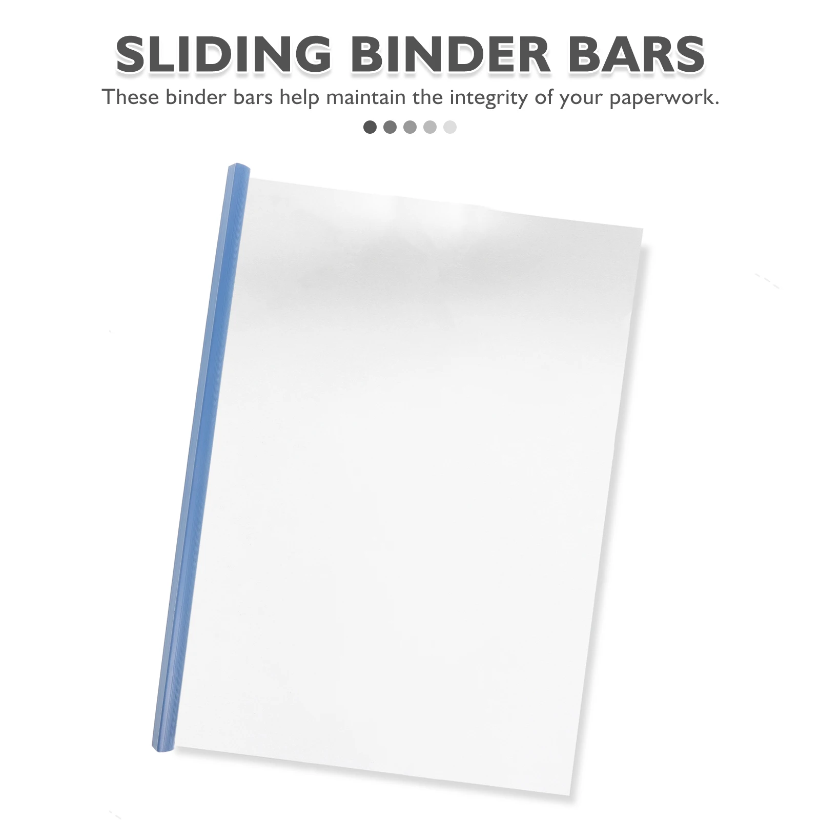 Barras de ligação deslizantes, 25 peças, clipes de arquivo para cartas a4, papel, relatório, escola, escritório, documentos, organizador