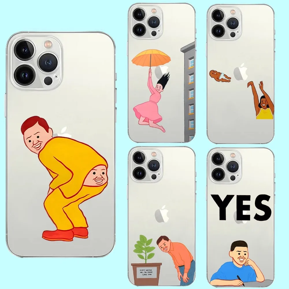 

Joan Cornella Art Phone Case For Iphone 15 11 13 14 Pro Max 7 8 Plus X Xr Xs Max Se2020 12mini Transparent Cover