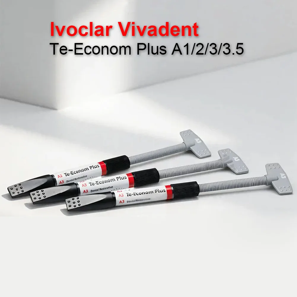 Ivoclar Vivadent Composite Resin TE Plus 3Pcs/pack Dental Restorative Material Light Cure Radiopaque Oral Cavity Refill Syringe