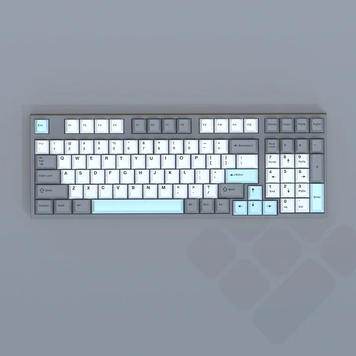 

Original minimalist series minimalist gray 157-key full set of mechanical keyboard keycaps PBT hot sublimation