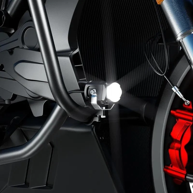 for 60W Double Spotlight Super Bright 6000K Waterproof Motorcycle Accessories New Auxiliary Equipment Manufacturing Durable