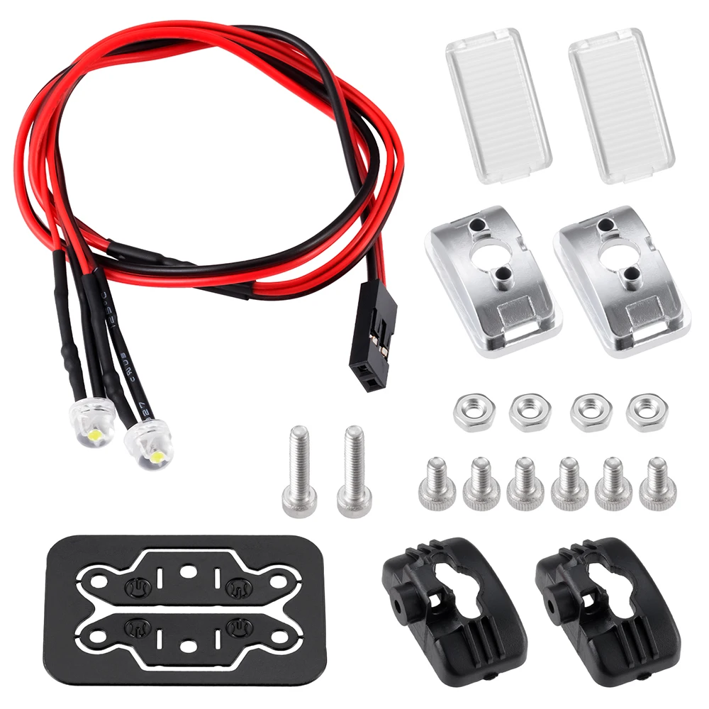 AXSPEED 1Set LED Lichter Scheinwerfer Scheinwerfer für TRX-4 TRX-6 Axial SCX10 90046 Wraith 1/10 RC Auto Dekoration Teile Zubehör – Detail 24