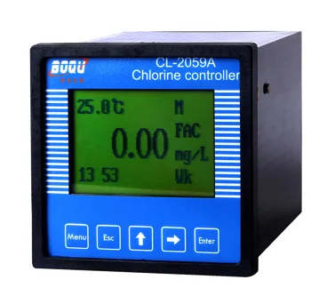 Swimming Pool And Water Works Residual Chlorine Controller/chlorine Analyzer/free Chlorine Meter