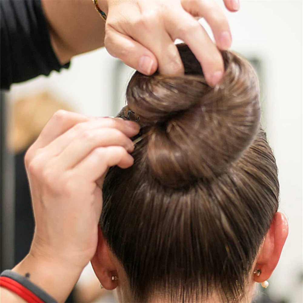 10 قطع مشبك شعر النساء السود بوبي دبوس تصفيف الشعر دوامة تدور المسمار تويست باريت #5