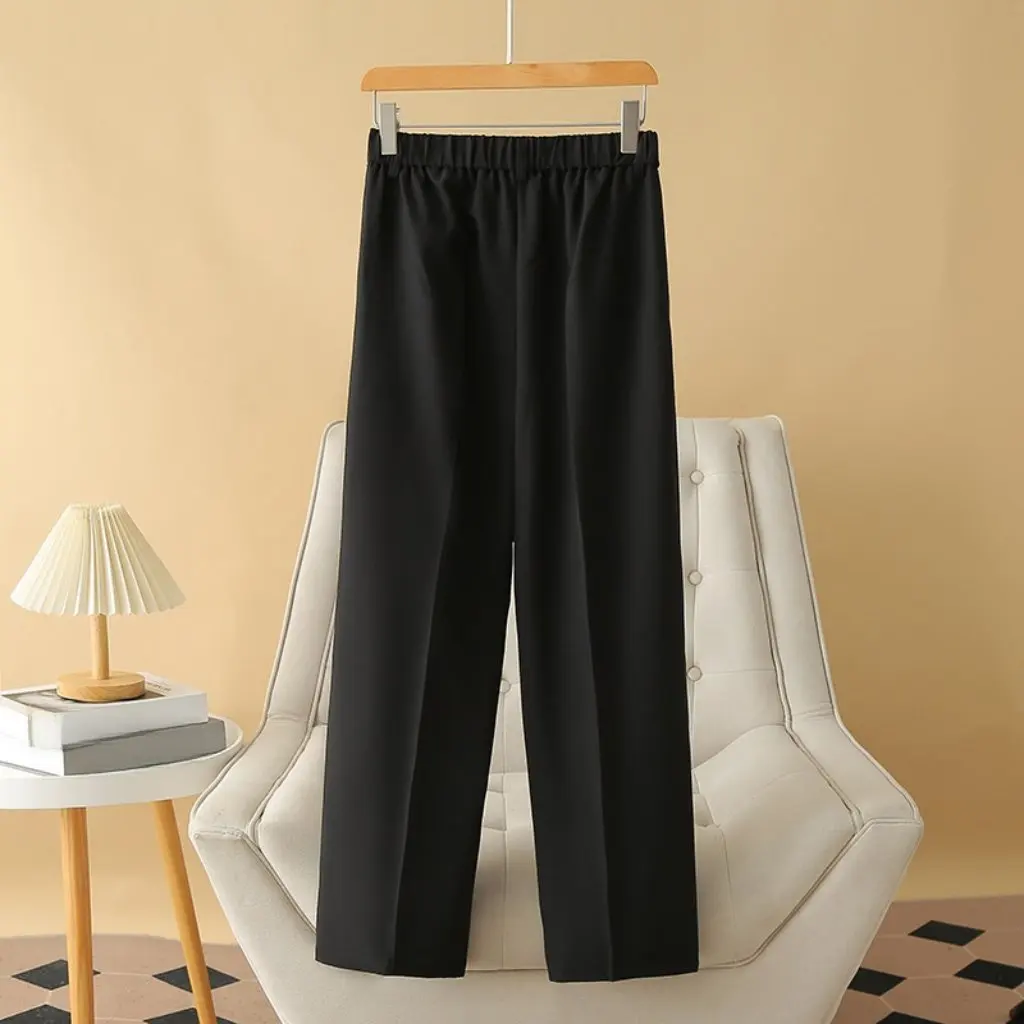 Pantaloni eleganti dimagranti a vita alta da donna plus Size Chubby Professional Primavera Autunno MM200