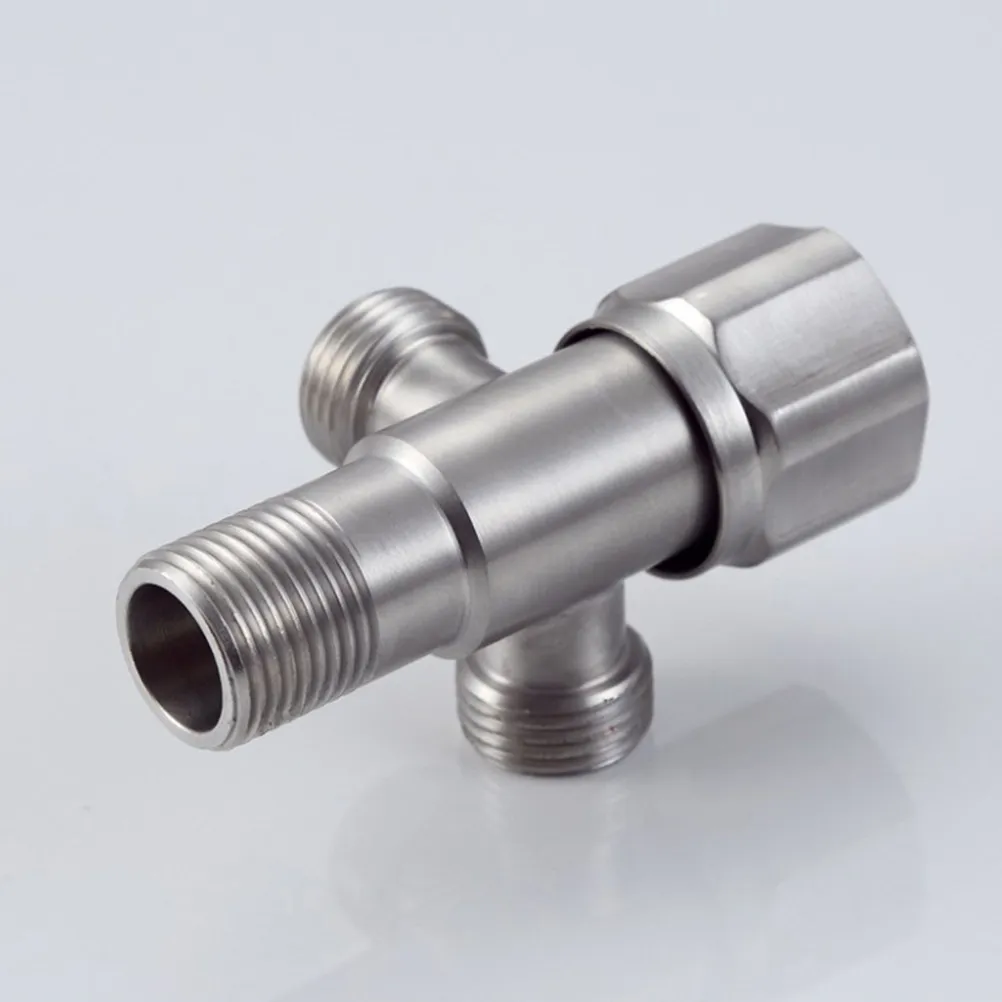 304 Stainless Steel Angle Valve High Temperature Resistant Explosion Proof Durable Leakproof Easy Install Connects Hot Cold