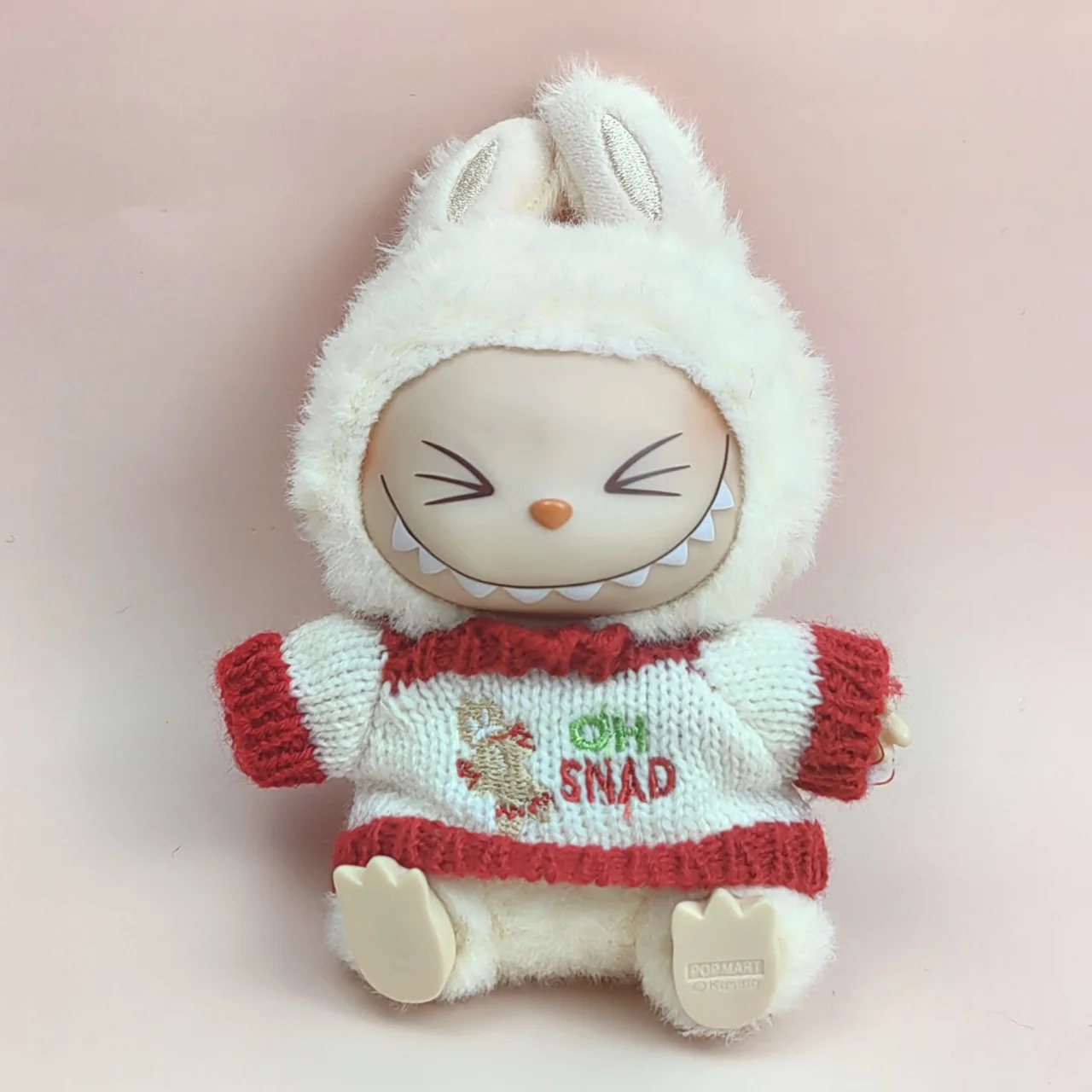 Mini Poppenkleding Outfit Accessoires Voor Labubu Idol V1 V2 Kerst Cookie Man Trui Hoed Nieuwjaar Kleding Cadeau