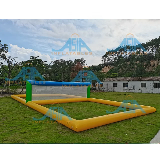 

Custom Commercial Grade Inflatable Water Volleyball Court Inflatable Volleyball Court Pool Water Sport Game