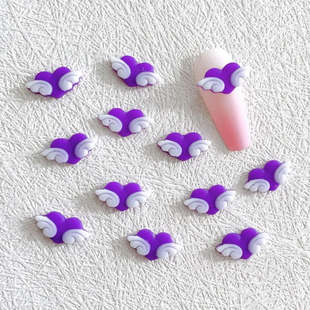 Ornement amour coeur accessoires de manucure ailes d'ange 3D Nail Art forets ongles bijoux coeur décorations d'ongles strass pour ongles