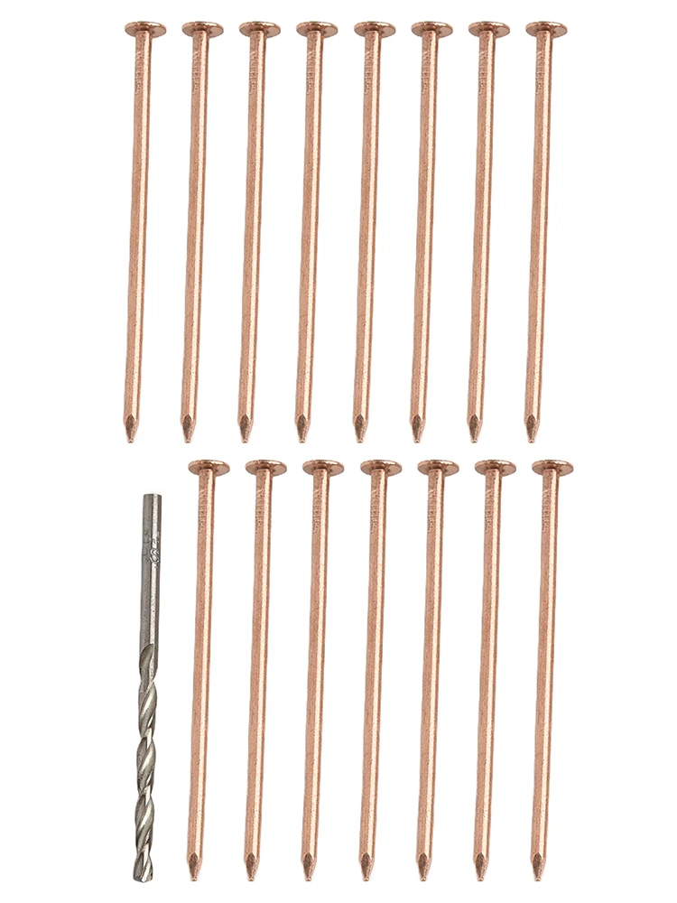 4-Inch Copper Nails Copper Nails For Trees DIY Tree Removal Nail Spikes For Roots Pure Copper Construction Soft Copper Material