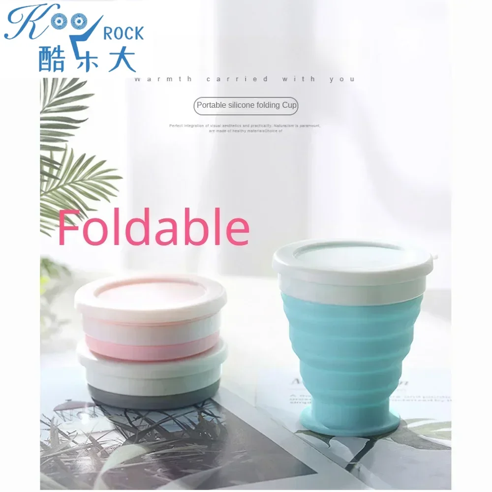 

Soft Silicone Collapsible Cup for Outdoor Sports & Travel,, Portable Leakproof Design
