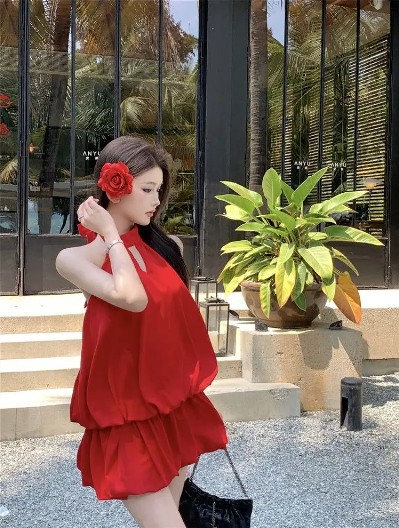 فساتين نسائية مخملية للخريف سروال قصير محزز بألواح منظمة على شكل حرف H جديد للتنقل نمط عتيق لعيد الميلاد الدافئ #1