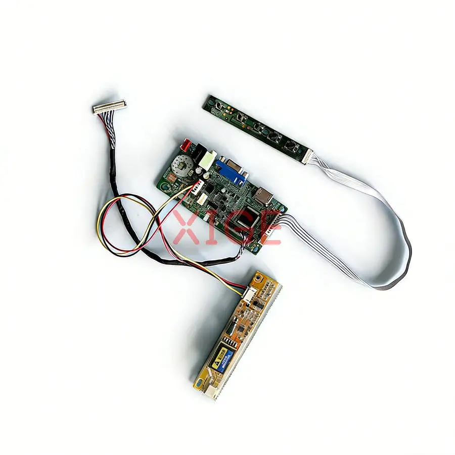

Для LTN141W1 LTN141W3 HT141WXB HT141WX1 Комплект платы контроллера привода ЖК-дисплея DIY VGA + HDMI 1-CCFL 1280x800 30-контактный LVDS 1280*800